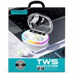Audífonos Inalámbricos TREQA BT-36 TWS con Pantalla LED y Estuche RGB