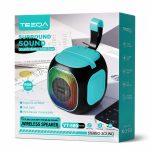 Parlante Bluetooth TREQA YT-589 con Luces RGB