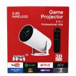 Proyector Inteligente Game Projector 2 en 1 con WiFi 6 y Soporte para 4K